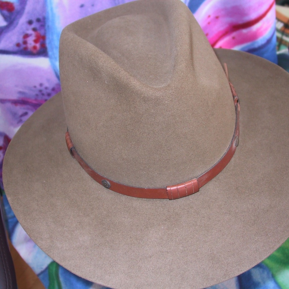 Wide Brim Fedora Hat